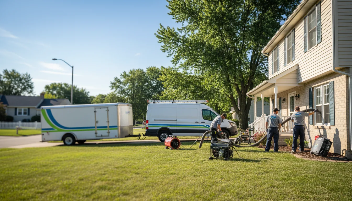 Flooded Basement Restoration And Cleanup With Repair in Johnson Creek, WI near me